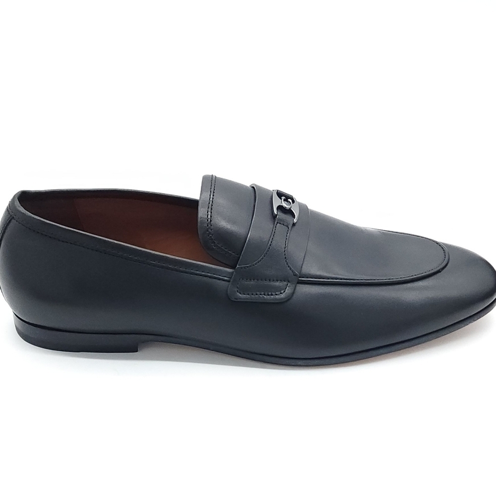 Coach Men's Tanner Black Loafer Slip On Dress Logo Shoe Size 11.5 - Picture 4 of 9